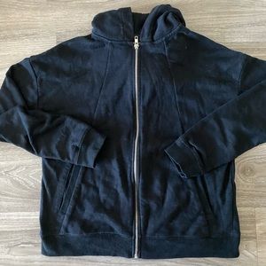 Pull n Bear Black Zip Hoodie (S)